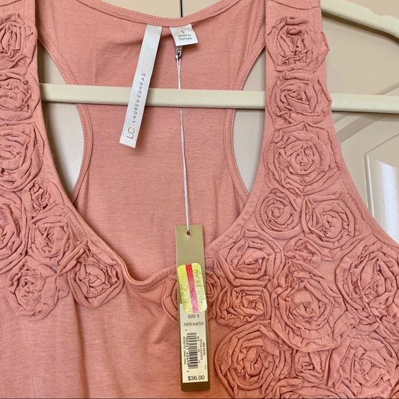 LC Lauren Conrad Floral Embellished Tank - Picture 2 of 5